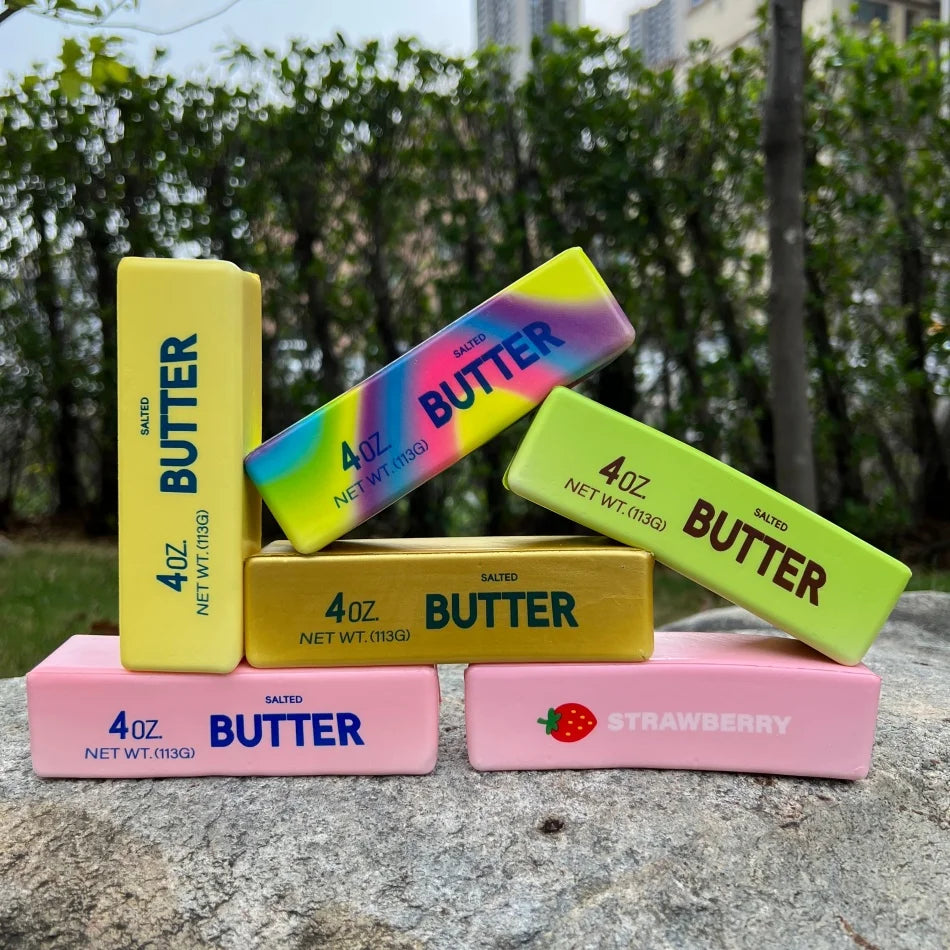 Squishy Super Big Butter Stick Slow Rising Fidget Toy Giant Butters Sticks Moist Squeeze Toy for Adults Kids Autism Girls Gifts