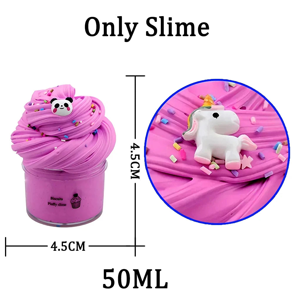 Butter Slime Fluffy Slimes Plasticine Making Kids Toy Putty Snail Toy Kids Slime Cream Cloud Plasticine Gifts Toys for Children