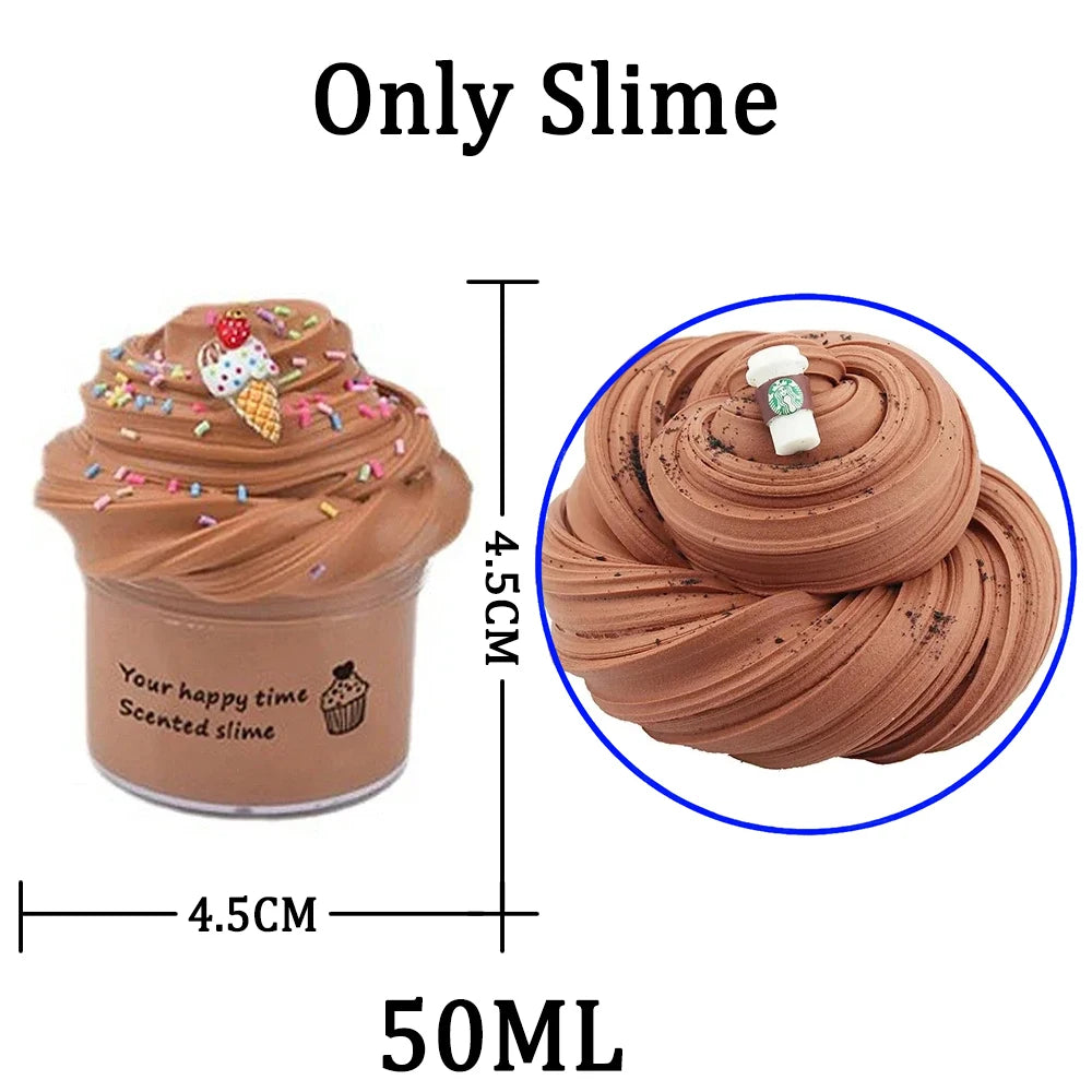 Butter Slime Fluffy Slimes Plasticine Making Kids Toy Putty Snail Toy Kids Slime Cream Cloud Plasticine Gifts Toys for Children