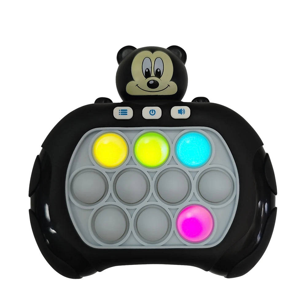2026 New Pikachu Quick Push Game Pop Up Fidget Bubble Electronic Pop it Pro Game Light AntiStress Toys For Adult Kids Gift 2024