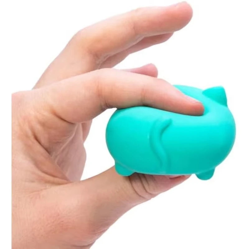 NEEDOH Cute Cat Squishy Toys Slow Rise Stress Relief Ball Sensory Fidget Toys for Adult Kids Anti-Anxiety Sensory Toys