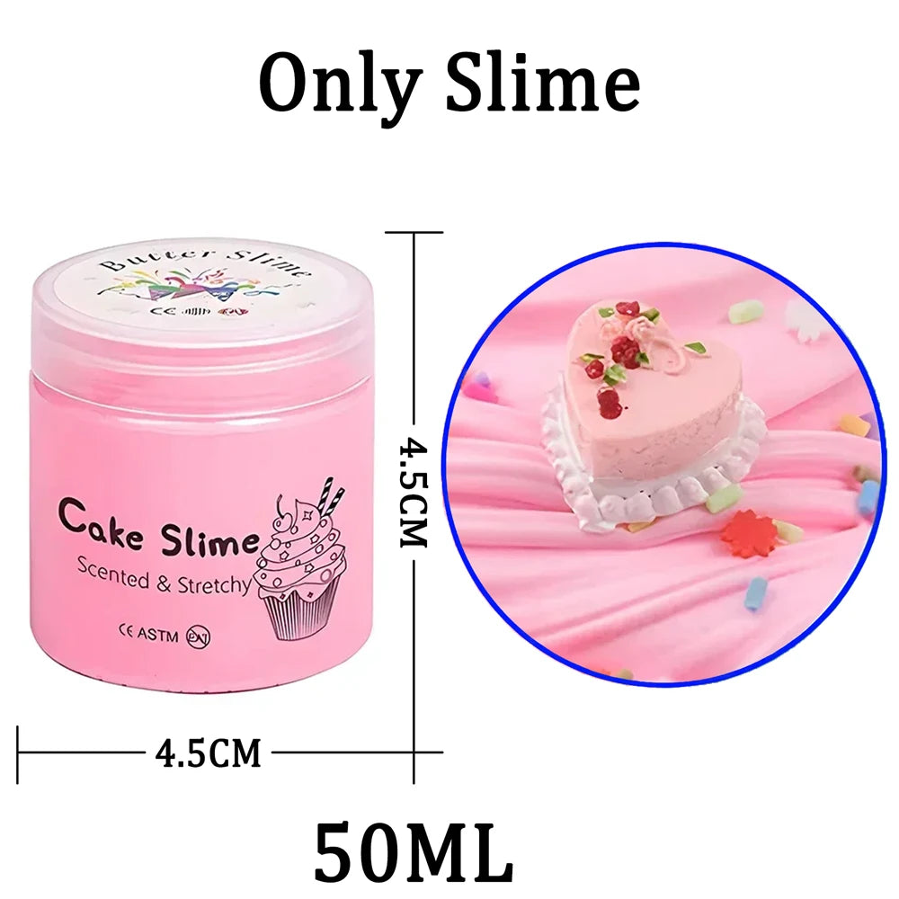Butter Slime Fluffy Slimes Plasticine Making Kids Toy Putty Snail Toy Kids Slime Cream Cloud Plasticine Gifts Toys for Children