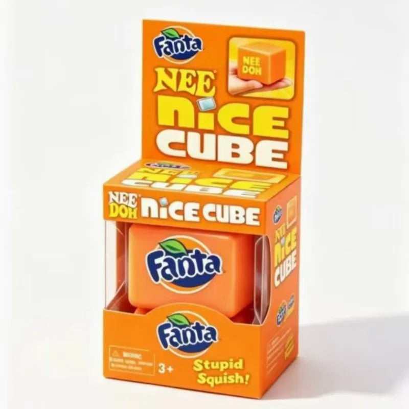 Super popular Needoh Nice Cube sensory toy, pinch and pressure reducing cube, squeezable Fidget pressure reducing limi
