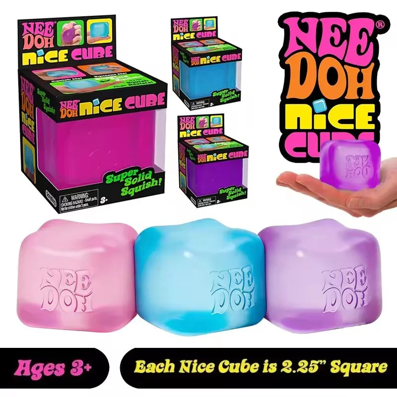 2026 Needoh Nice Cube, Sensory Toys, Anti-Stress Blocks, Stress Relief Jigsaw, Pressure Relief, Souvenir for Kids