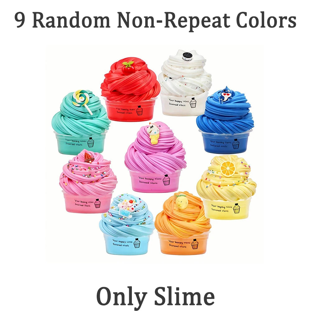 Butter Slime Fluffy Slimes Plasticine Making Kids Toy Putty Snail Toy Kids Slime Cream Cloud Plasticine Gifts Toys for Children
