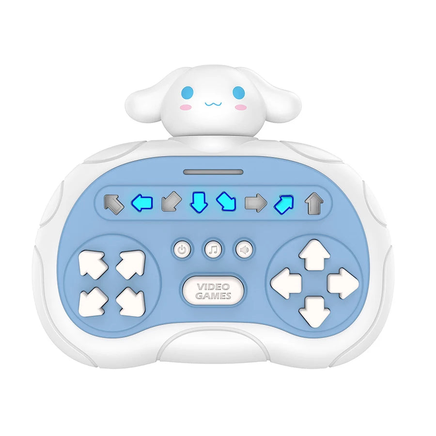2027New Quick Push Game Pop Up Fidget Bubble Electronic Pop it Pro Game Light AntiStress Toys For Adult Kids Gift With Box
