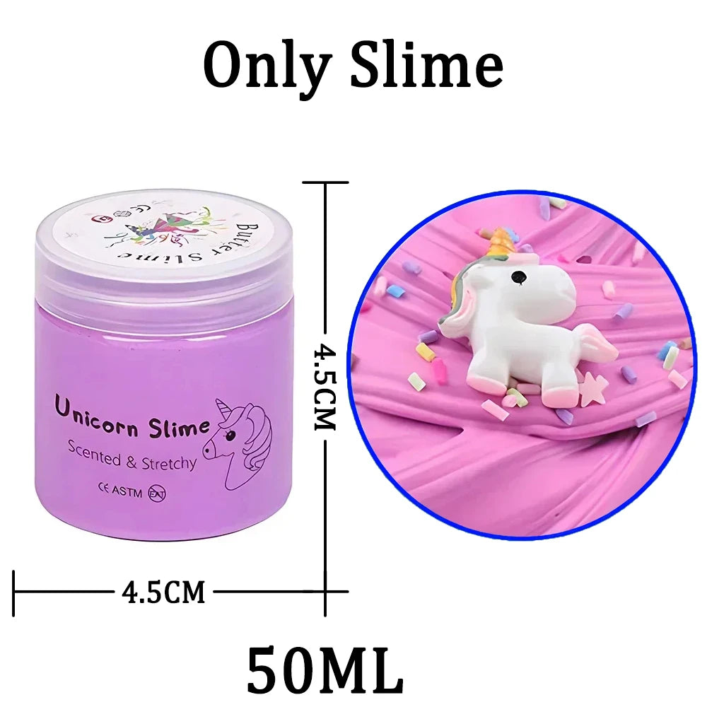 Butter Slime Fluffy Slimes Plasticine Making Kids Toy Putty Snail Toy Kids Slime Cream Cloud Plasticine Gifts Toys for Children