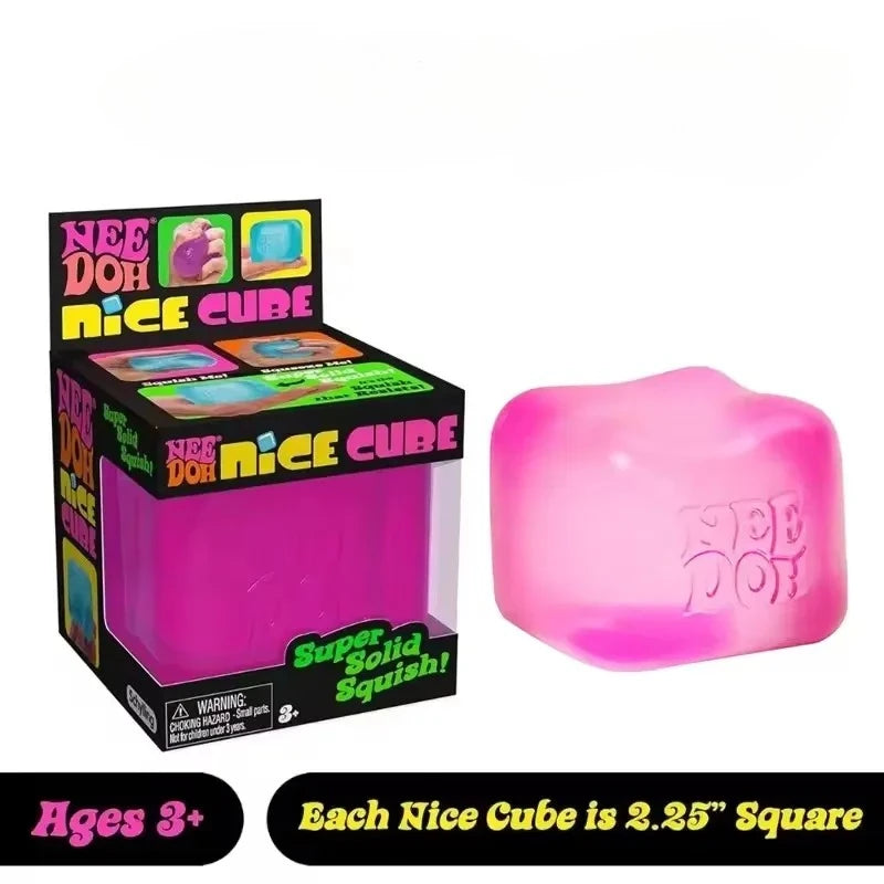2026 Needoh Nice Cube, Sensory Toys, Anti-Stress Blocks, Stress Relief Jigsaw, Pressure Relief, Souvenir for Kids