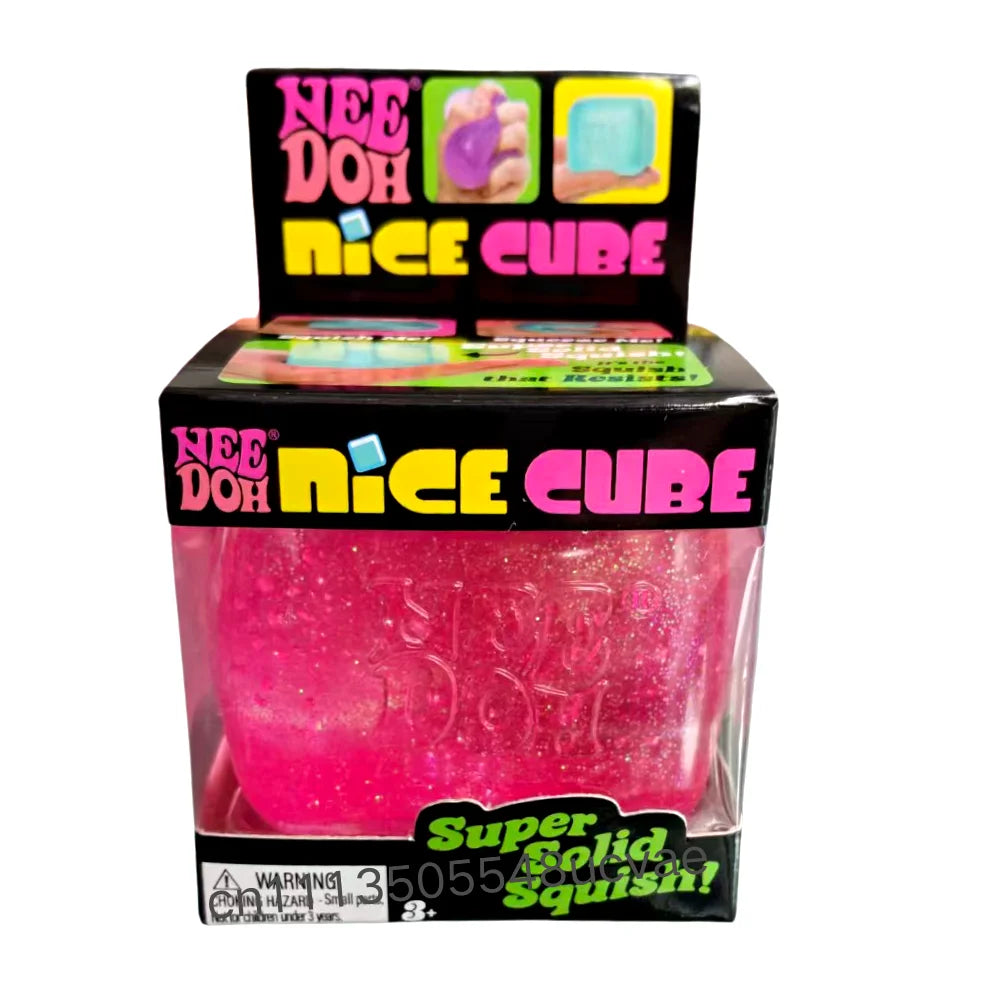 Trending Nee Doh Jellyfish & Cube Squish Toy, Soft Jelly Squeeze Stress Relief Fidget Toy, Sensory NeeDoh for Kids & Adults