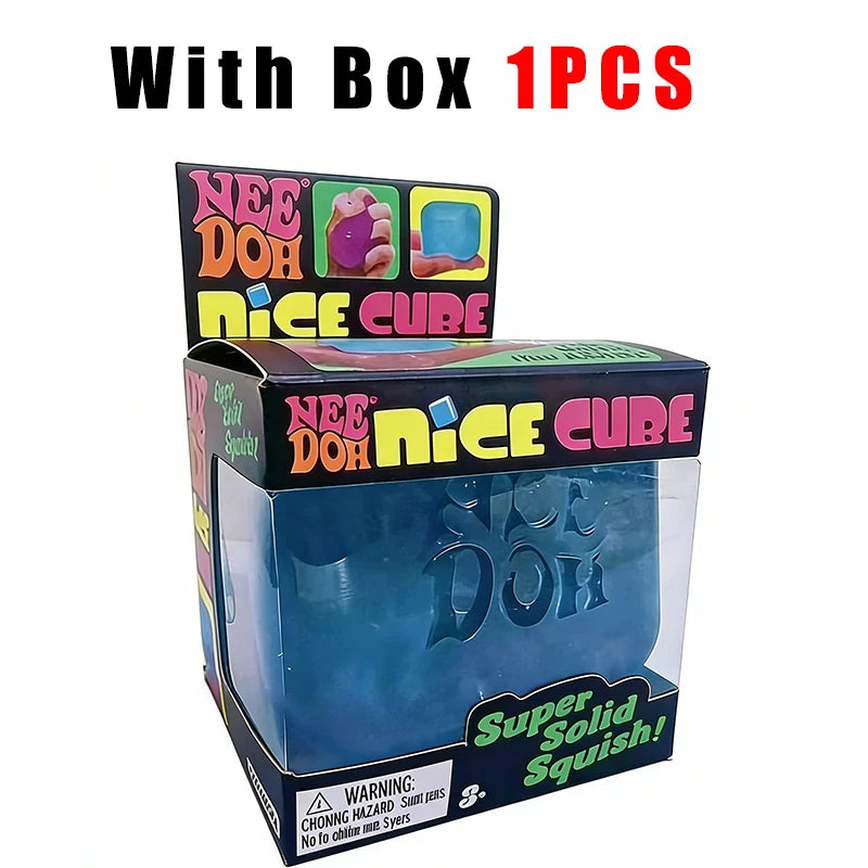 Trending Nee Doh Jellyfish & Cube Squish Toy, Soft Jelly Squeeze Stress Relief Fidget Toy, Sensory NeeDoh for Kids & Adults