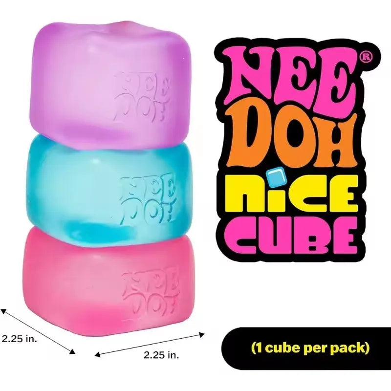 2026 Needoh Nice Cube, Sensory Toys, Anti-Stress Blocks, Stress Relief Jigsaw, Pressure Relief, Souvenir for Kids