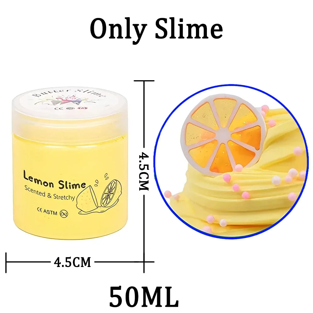 Butter Slime Fluffy Slimes Plasticine Making Kids Toy Putty Snail Toy Kids Slime Cream Cloud Plasticine Gifts Toys for Children