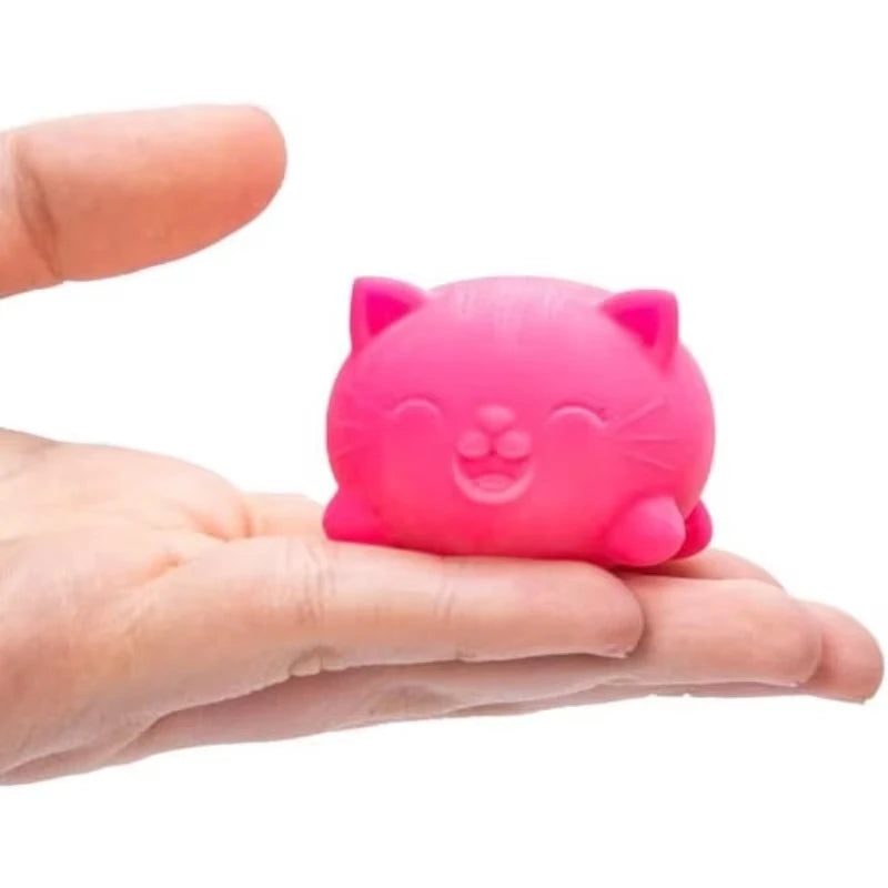 NEEDOH Cute Cat Squishy Toys Slow Rise Stress Relief Ball Sensory Fidget Toys for Adult Kids Anti-Anxiety Sensory Toys