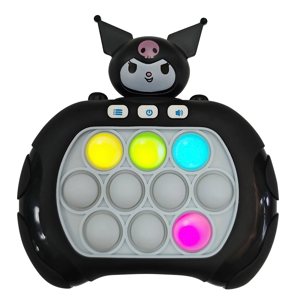 2026 New Pikachu Quick Push Game Pop Up Fidget Bubble Electronic Pop it Pro Game Light AntiStress Toys For Adult Kids Gift 2024