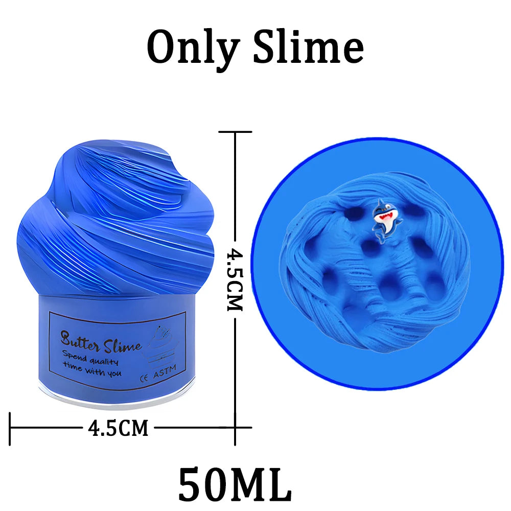 Butter Slime Fluffy Slimes Plasticine Making Kids Toy Putty Snail Toy Kids Slime Cream Cloud Plasticine Gifts Toys for Children