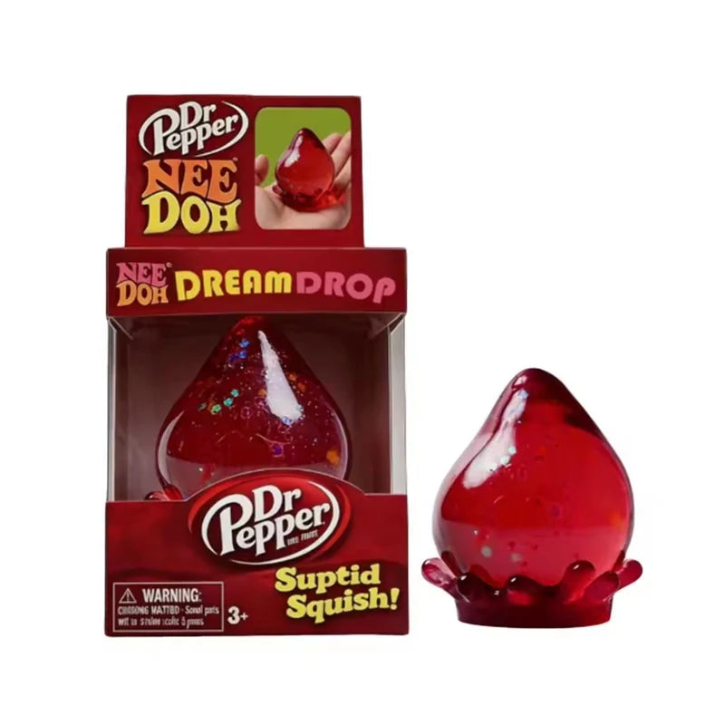 Needoh pizza Stress Relief Squishy Cube Sensory Fidget Cube Anti-Anxiety Squeeze Object For Focus ADHD blind box gifts