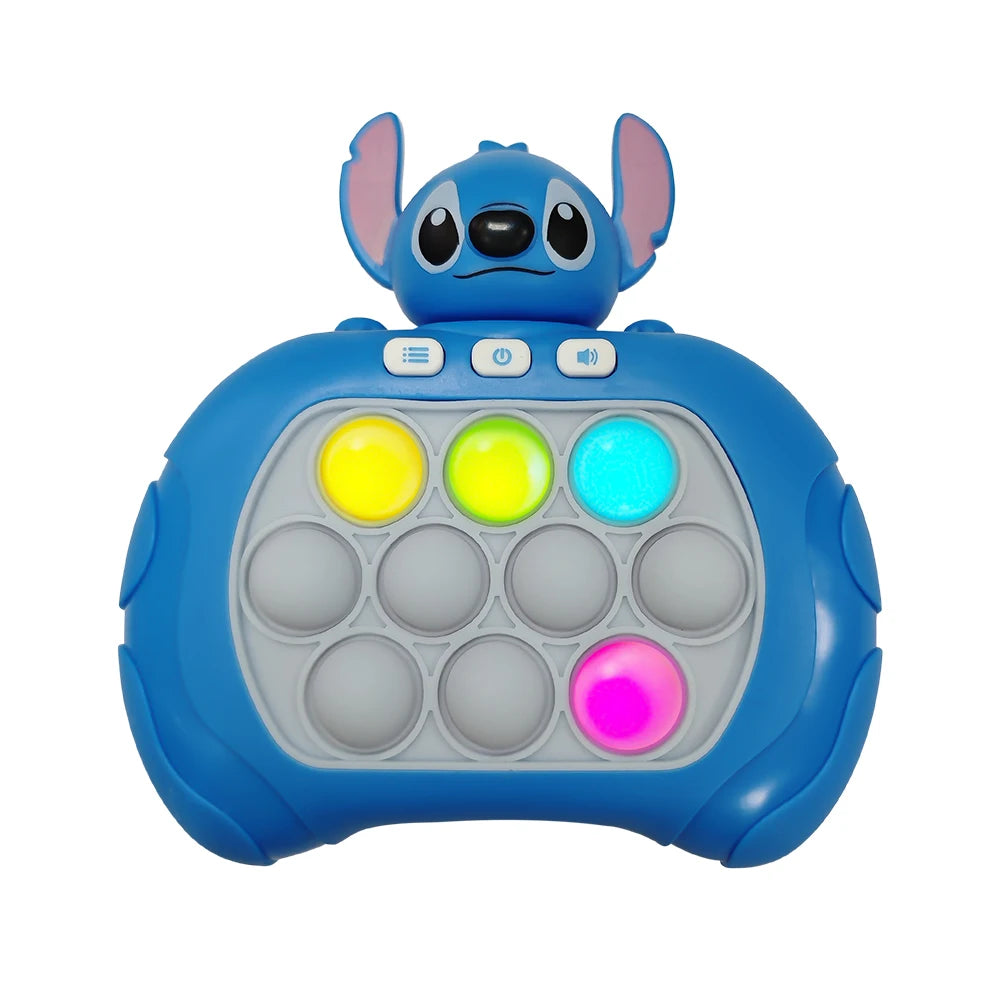 2026 New Pikachu Quick Push Game Pop Up Fidget Bubble Electronic Pop it Pro Game Light AntiStress Toys For Adult Kids Gift 2024