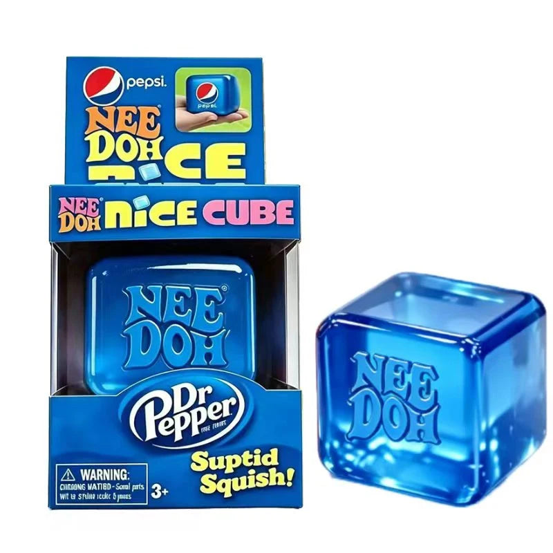 Trending Nee Doh Jellyfish & Cube Squish Toy, Soft Jelly Squeeze Stress Relief Fidget Toy, Sensory NeeDoh for Kids & Adults