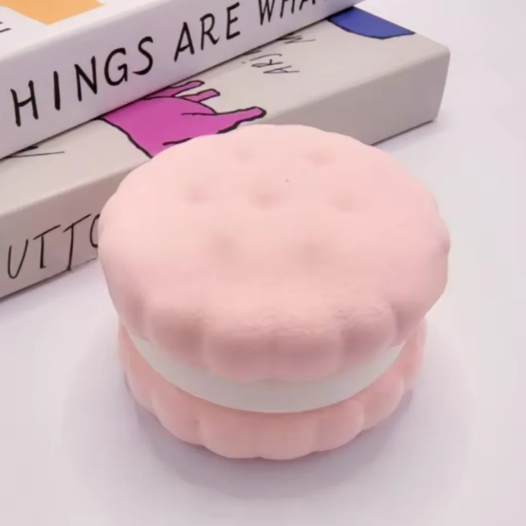Squishy Simulated Cake Squeeze Toy Stress Relief Slow Rising Sensory Fidget for Anxiety ADHD Autism Gifts Adults ASMR Fun