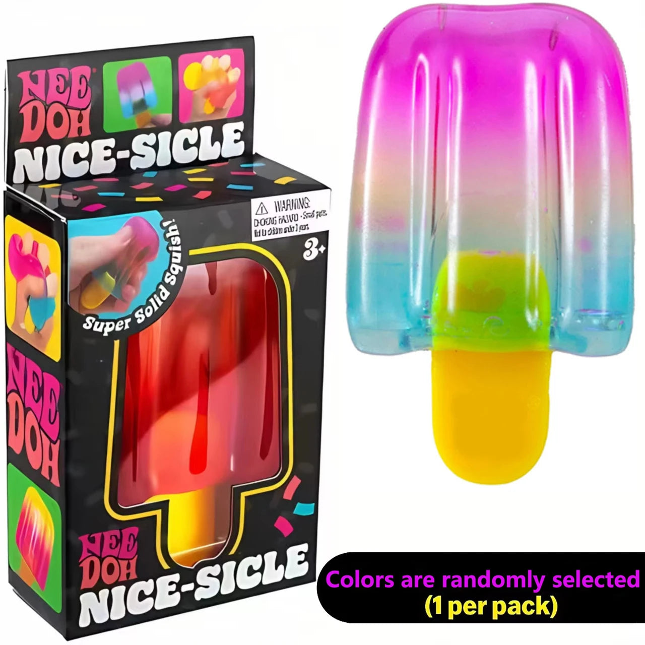 Schylling NEEDOH Nice Cube Sensory Fidget Cube Stress Relief Anxiety Sensory Tool for Focus ADHD & Office Desk Calming Gadget