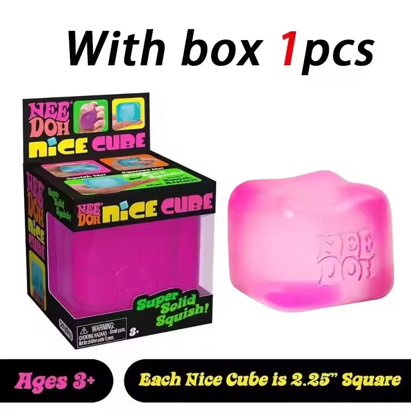 2026 NeeDOH Model Soft Squishy Toy Nice Cube Sensory Stress Reliever Fidget Tool for Anxiety for Adults & Kids Premium in  Stock