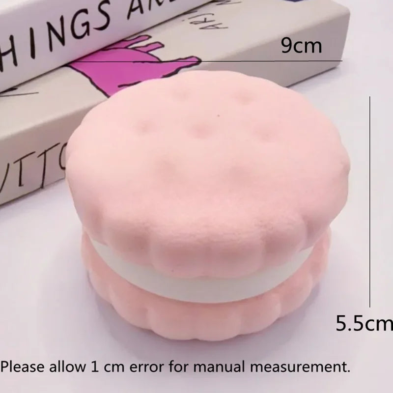 Squishy Simulated Cake Squeeze Toy Stress Relief Slow Rising Sensory Fidget for Anxiety ADHD Autism Gifts Adults ASMR Fun