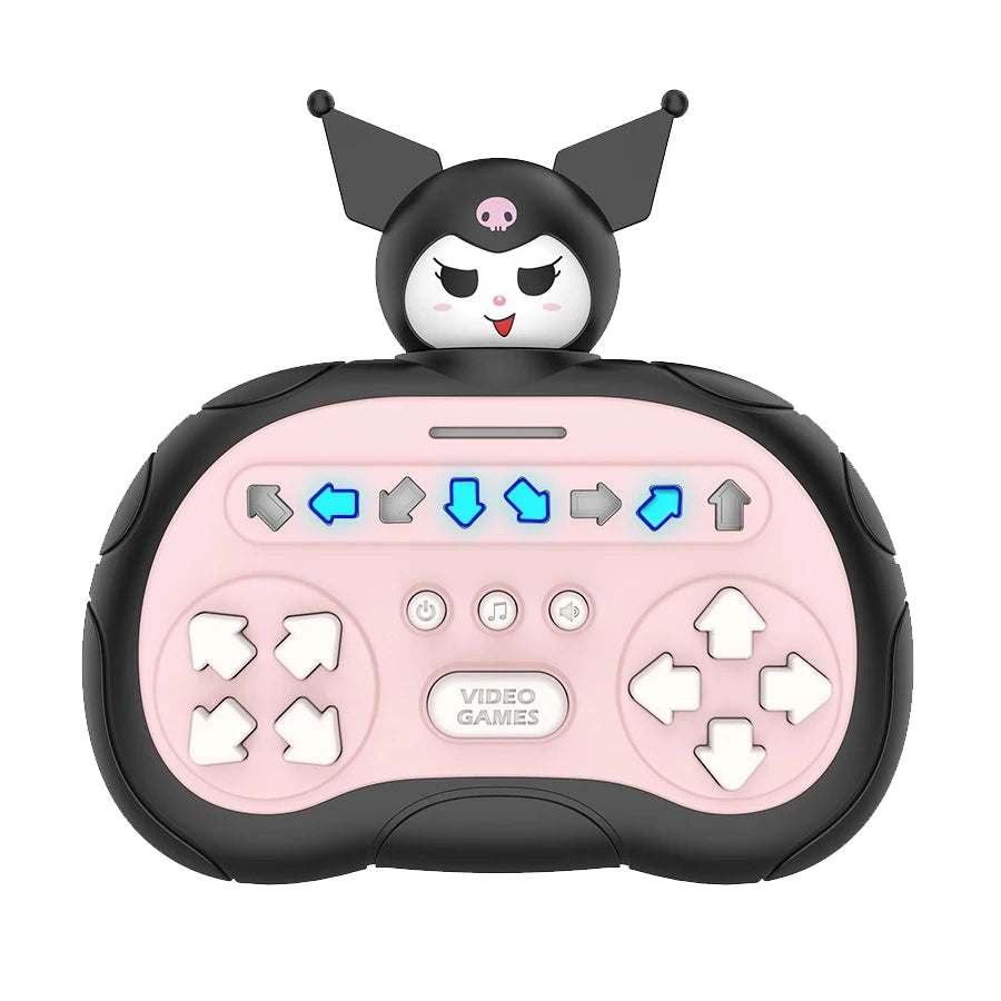 2027New Quick Push Game Pop Up Fidget Bubble Electronic Pop it Pro Game Light AntiStress Toys For Adult Kids Gift With Box