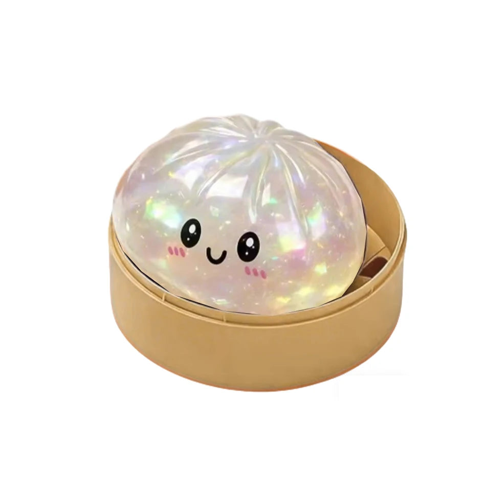 11 Styles Realistic Giant Dumpling Squeeze Toy With Bamboo Steamer Soft Dough Ball Decompression Fidget Toy Funny Creative Gift