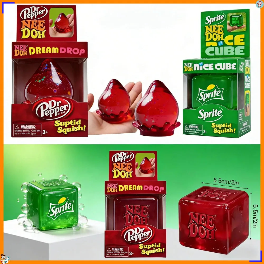 2026 New Needoh Nice Sensory Squeezing Toy Cube for Stress Relief and Fingertip Release Toy blind box
