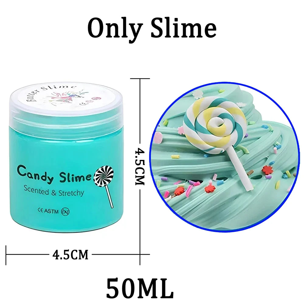 Butter Slime Fluffy Slimes Plasticine Making Kids Toy Putty Snail Toy Kids Slime Cream Cloud Plasticine Gifts Toys for Children