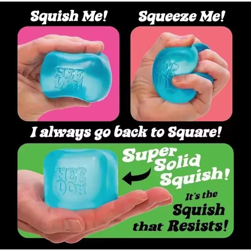 2026 Needoh Nice Cube, Sensory Toys, Anti-Stress Blocks, Stress Relief Jigsaw, Pressure Relief, Souvenir for Kids