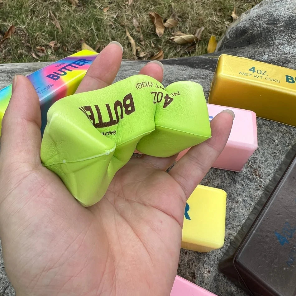 Squishy Super Big Butter Stick Slow Rising Fidget Toy Giant Butters Sticks Moist Squeeze Toy for Adults Kids Autism Girls Gifts